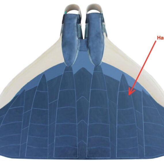 Glide Fin Hand-made blade